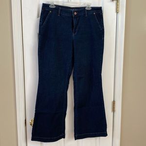 Lands End Wide Leg Jeans